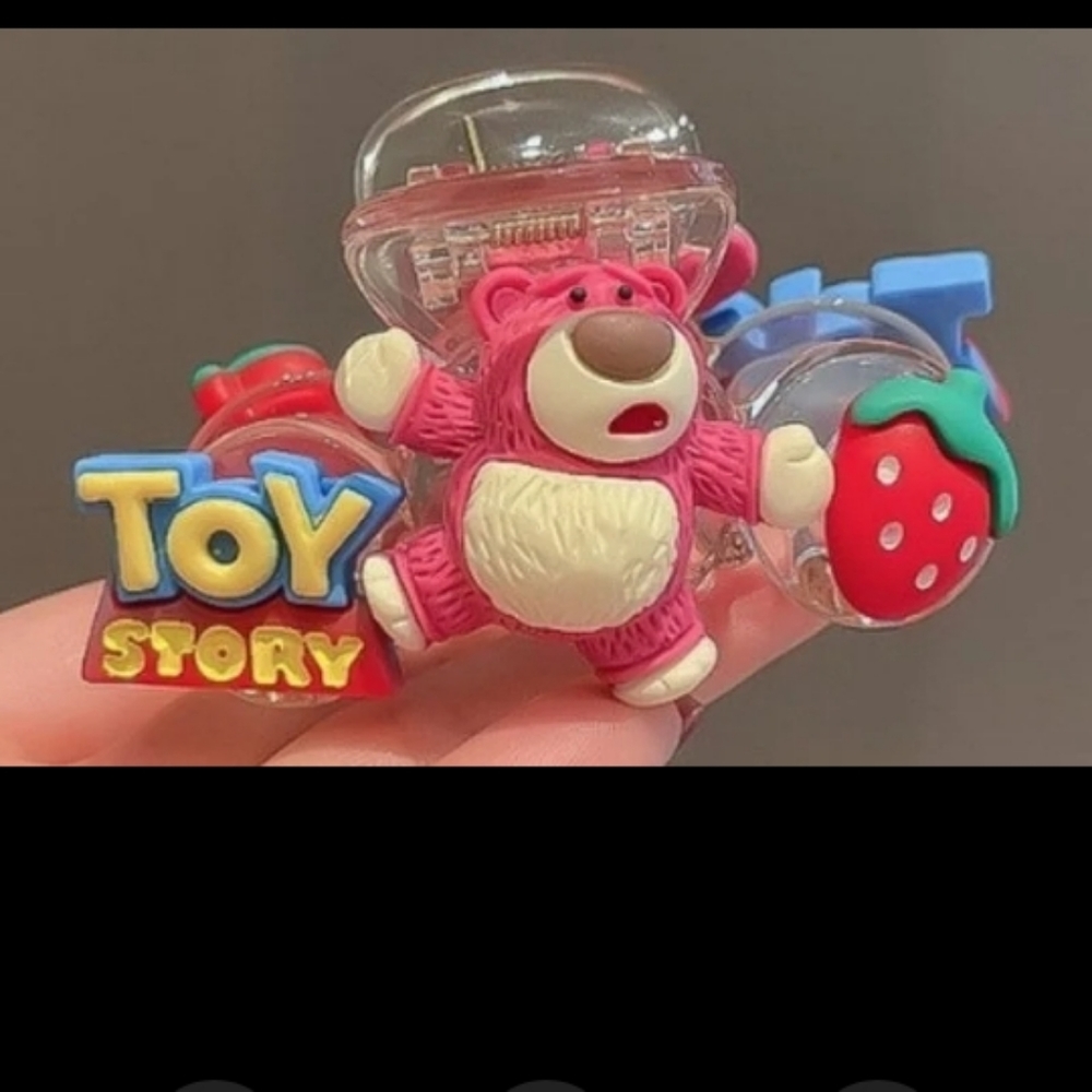 COPY - Lotso Strawberry Bear Hair Pin